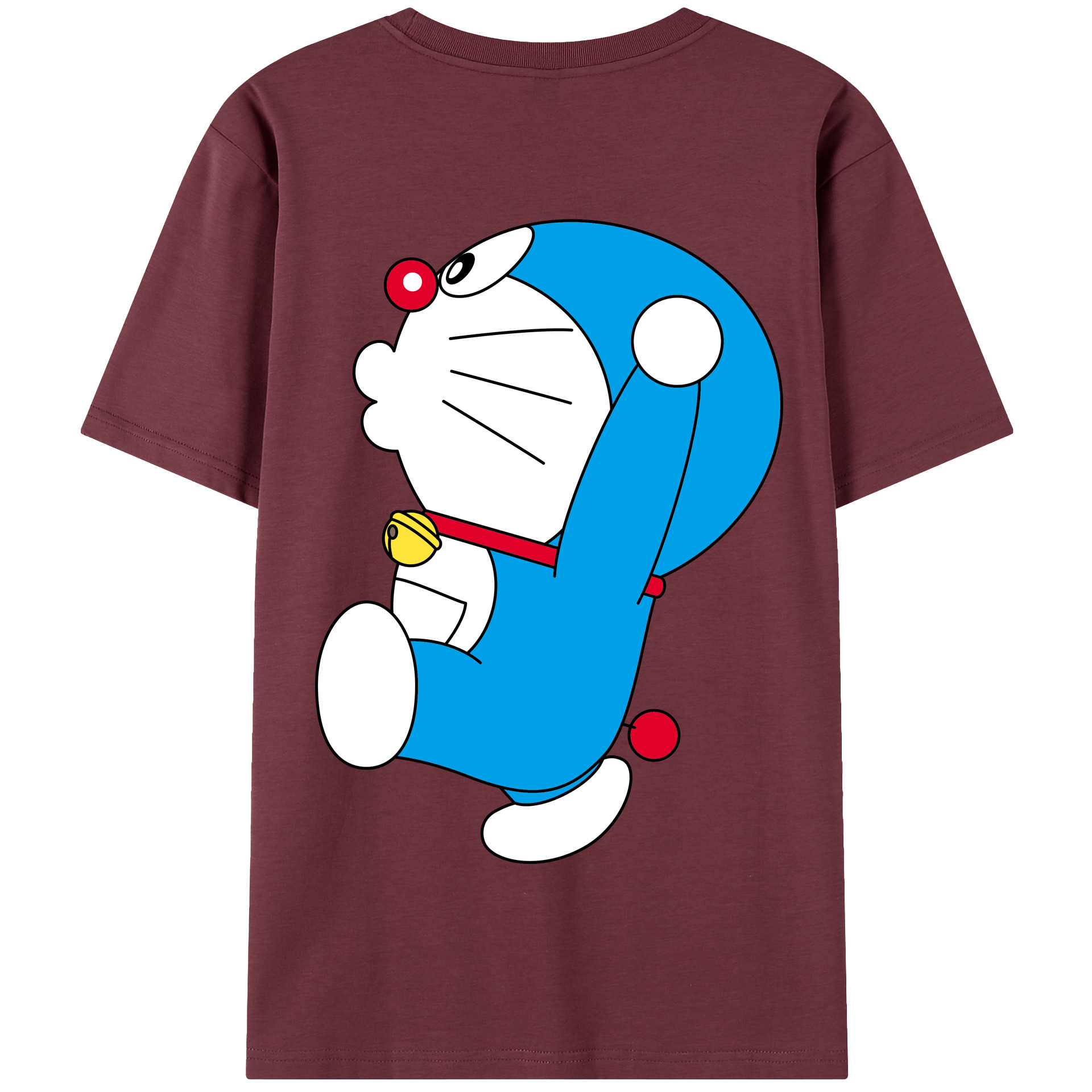 （画像用） ドラえもん Doraemon 綿100％半袖Tシャツ（背面プリント）